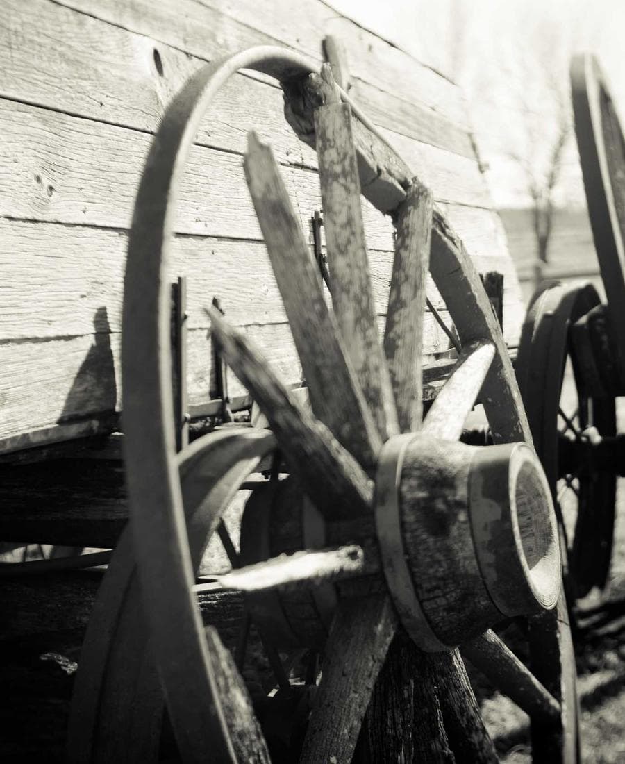 Industrial cutting wheels throwing sparks